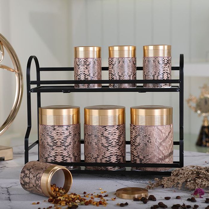 Wholesale gold lid storage tanks coffee caddy porcelain canister sets luxury ceramic jars candy storage jar