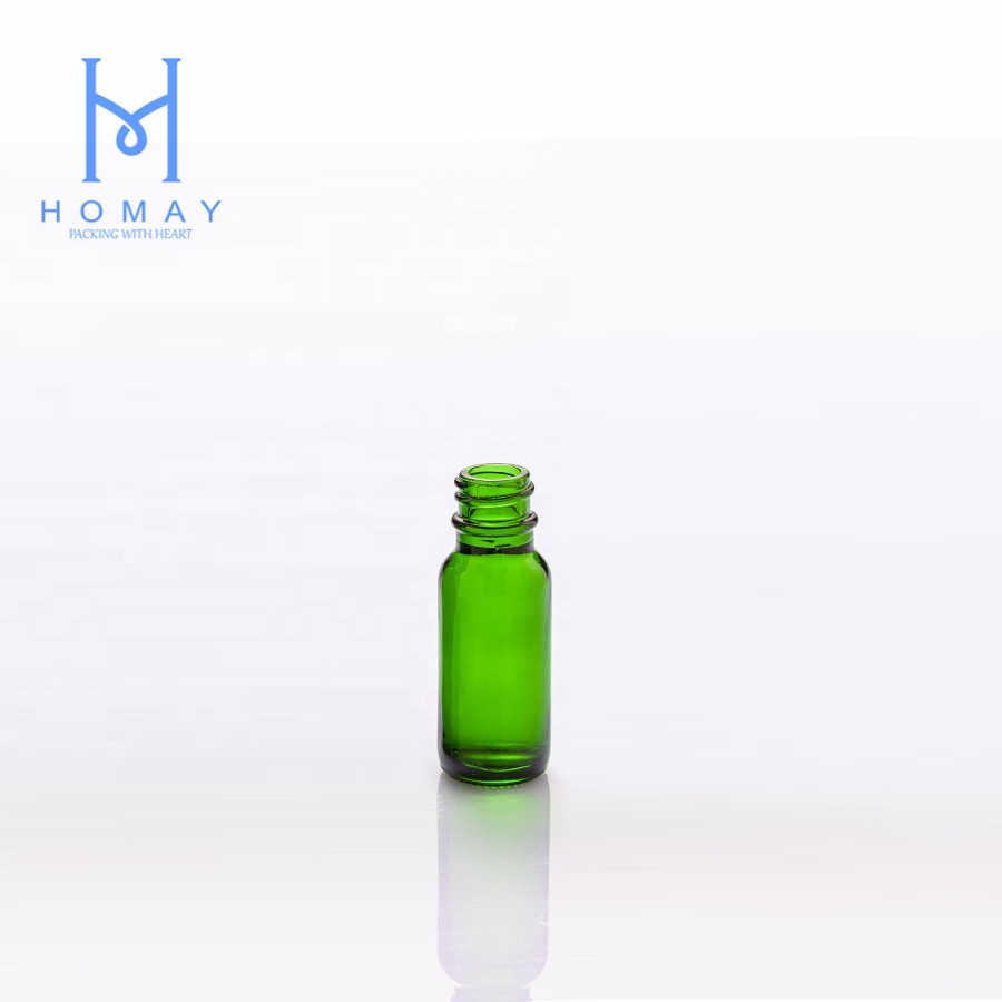 Wholesale green Boston round glass bottle 0.5oz/1oz/2oz/4oz glass bottle with spray pumps