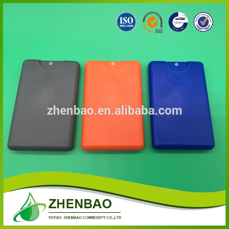 Wholesale hand pump credit card sanitizer mist spray bottles