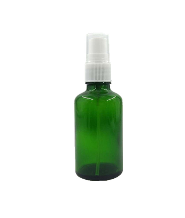 Wholesale high quality 50ml glass bottle with sprayer bottle spray