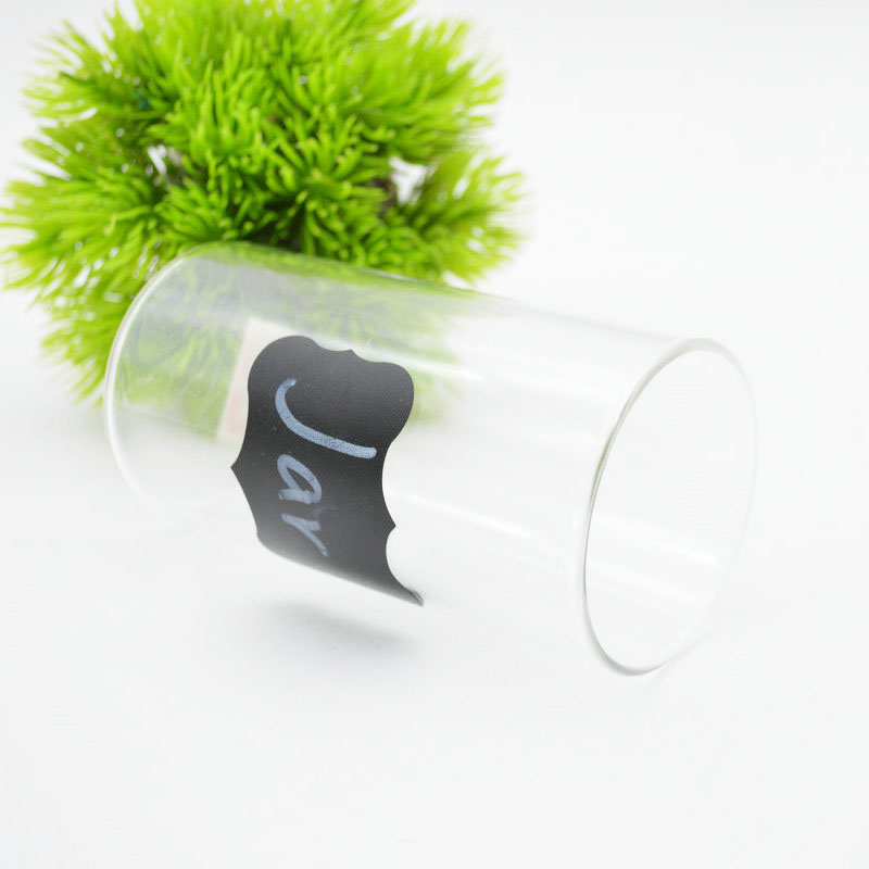 Wholesale high quality borosilicate glass food storage jar round glass jars with bamboo lid