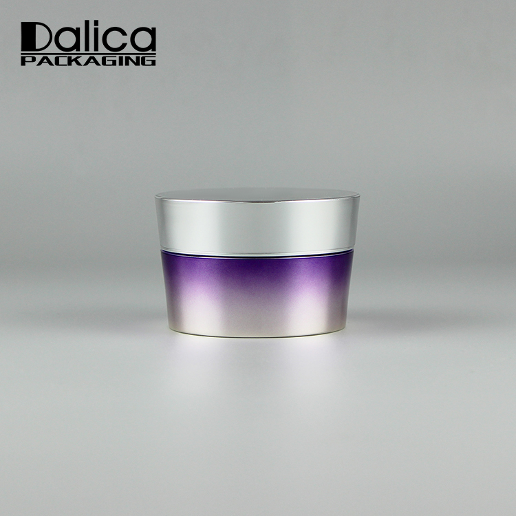 Wholesale high quality cosmetic 5g 10g flat plastic jar with lid