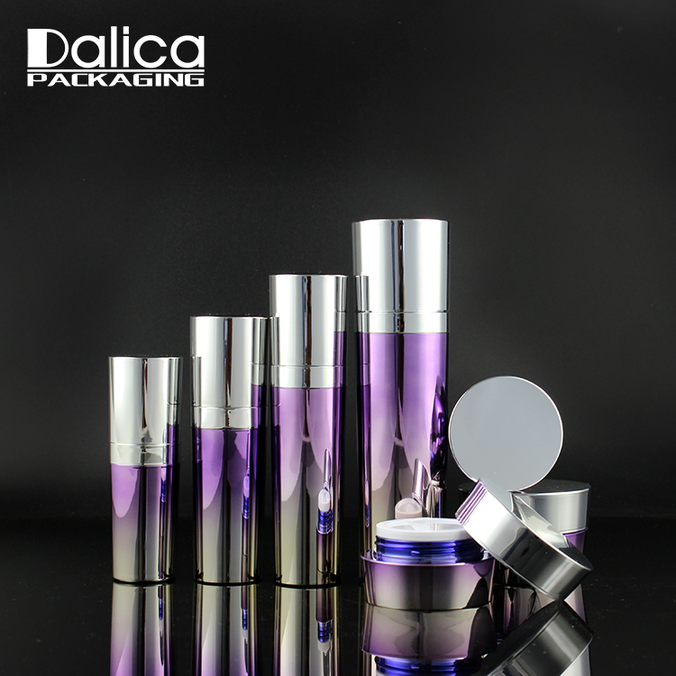 Wholesale high quality cosmetic 5g 10g flat plastic jar with lid