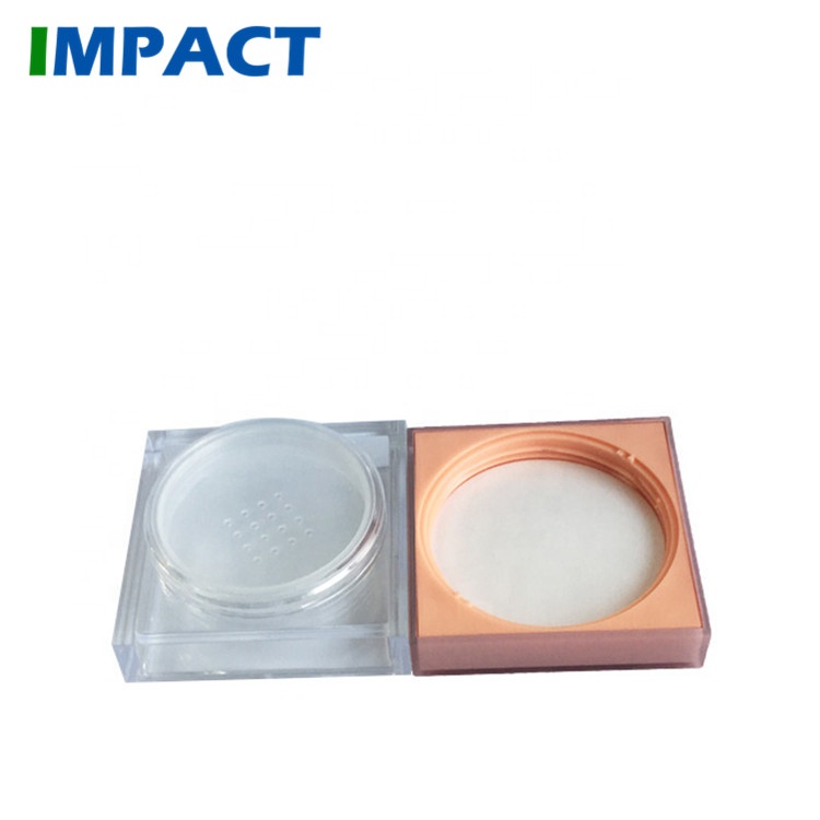 Wholesale high quality cosmetic container loose powder mineral makeup jar in 2019