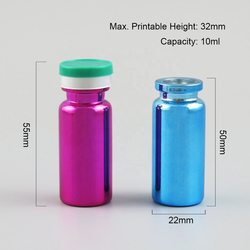 Wholesale high quality glass serum bottle with flip cap liquid medicine contain