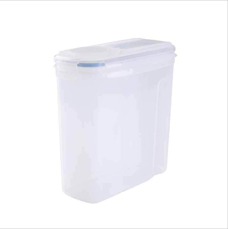 Wholesale kitchen large sealed can plastic 4L grain can storage can food dry goods preservation box moisture proof