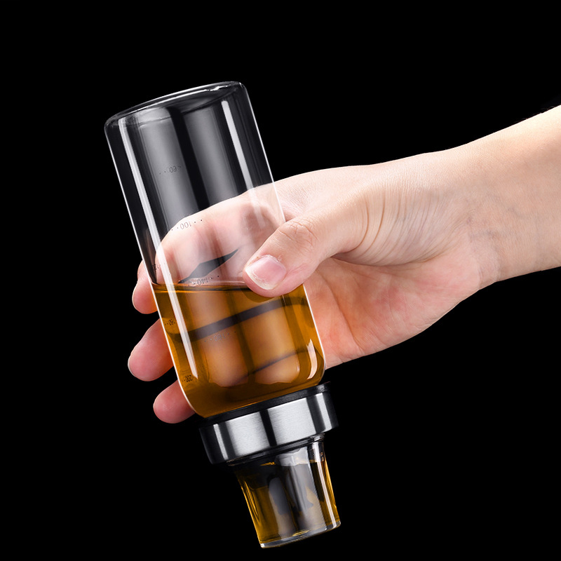 Wholesale kitchen oil and vinegar dispenser glass bottles