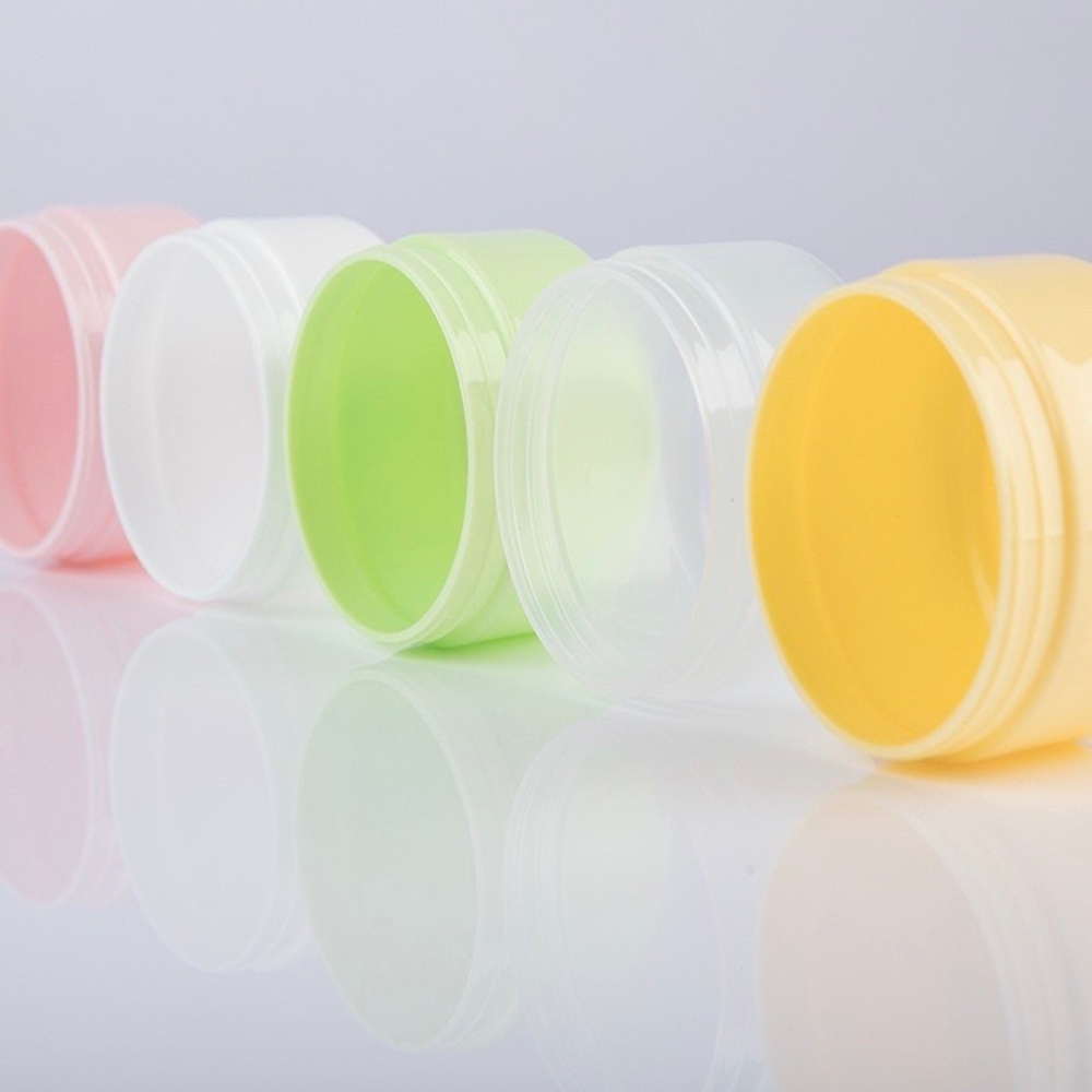 Wholesale low moq 20g double wall round acrylic cream jar with factory