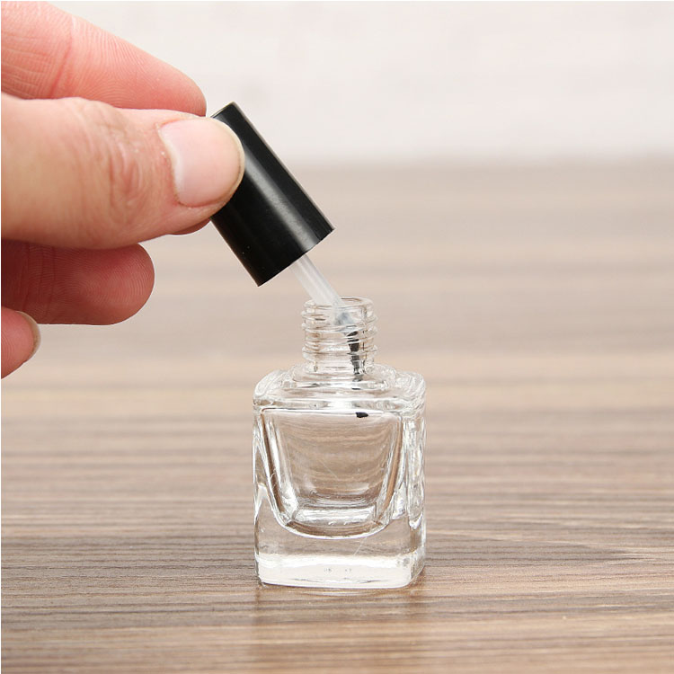 Wholesale luxury 10ml design 15ml empty nail polish glass bottle uv nail polish bottle with brush cap