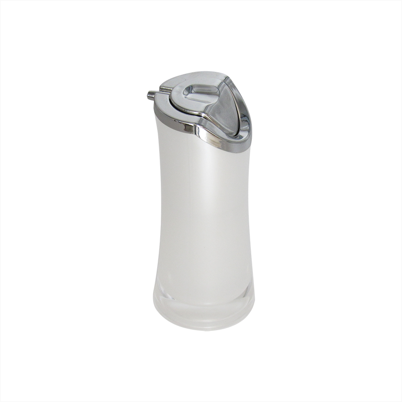 Wholesale luxury 15ML 30ML 50ML empty white gray black plastic Acrylic Lotion pump bottles