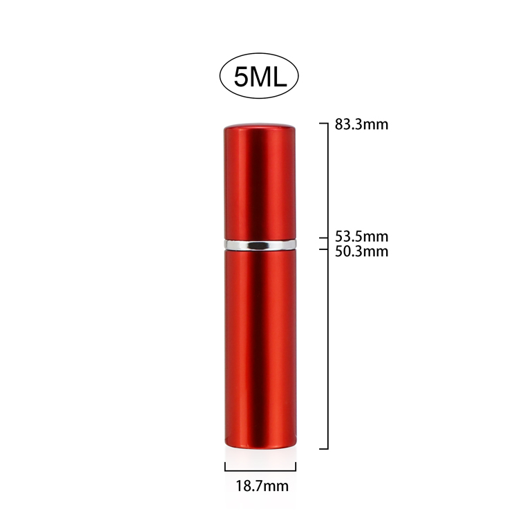 Wholesale luxury colorful 3ml 5ml 10ml 30ml empty glass pocket perfume bottle and cap with spray perfume bottles atomizer