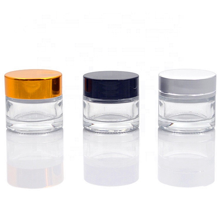 Wholesale luxury empty eco friendly cosmetic jar packaging 10g 50g
