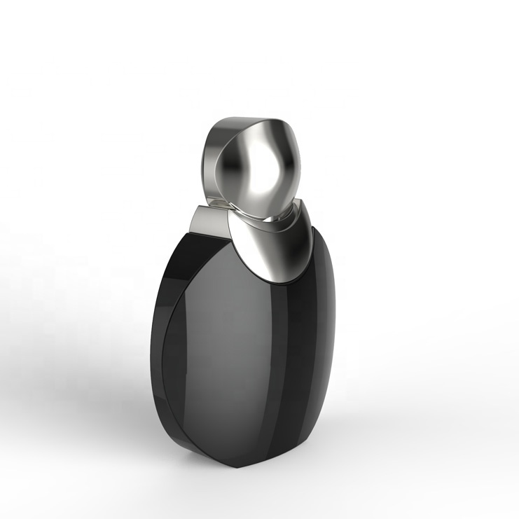 Wholesale luxury empty perfume glass Popular pump, cap with bottle of perfume package