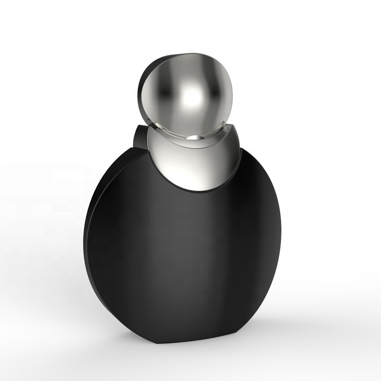 Wholesale luxury empty perfume glass Popular pump, cap with bottle of perfume package