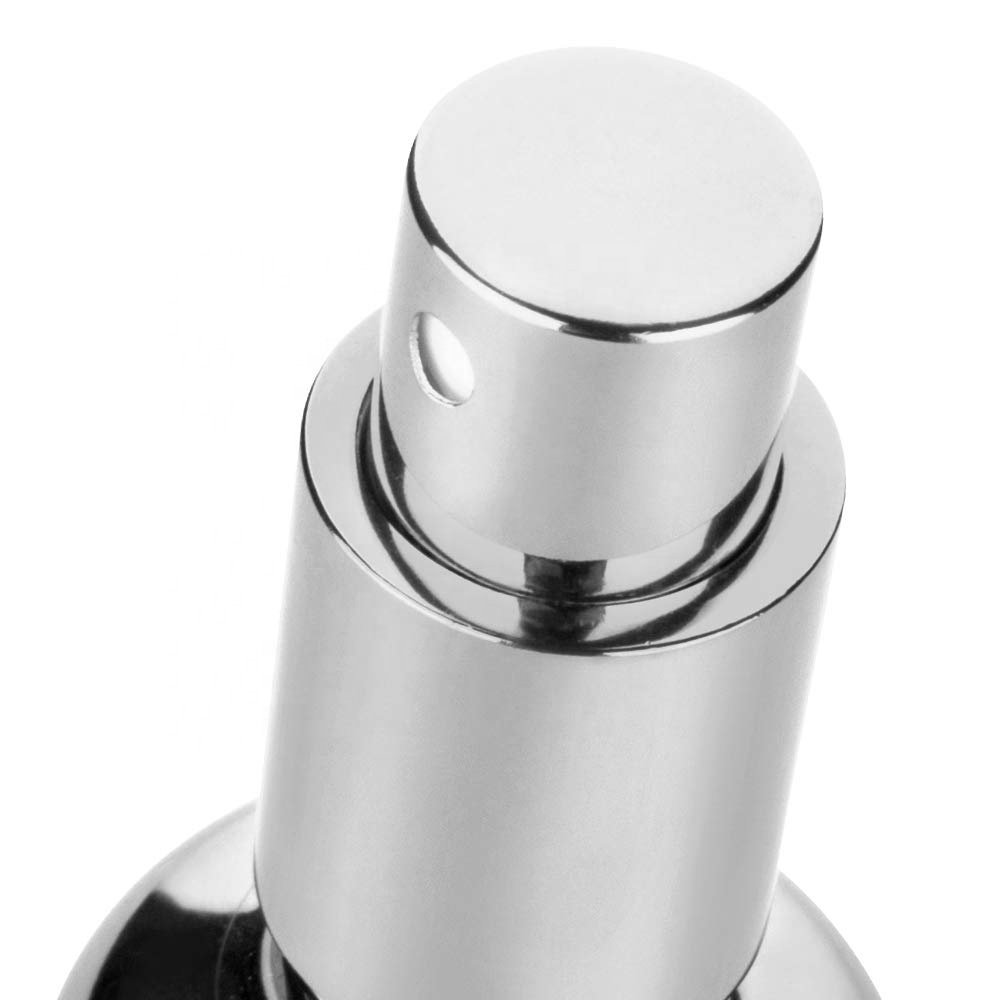 Wholesale luxury empty refillable roller glass aluminum oil spray 10ml 50ml UV perfume bottles