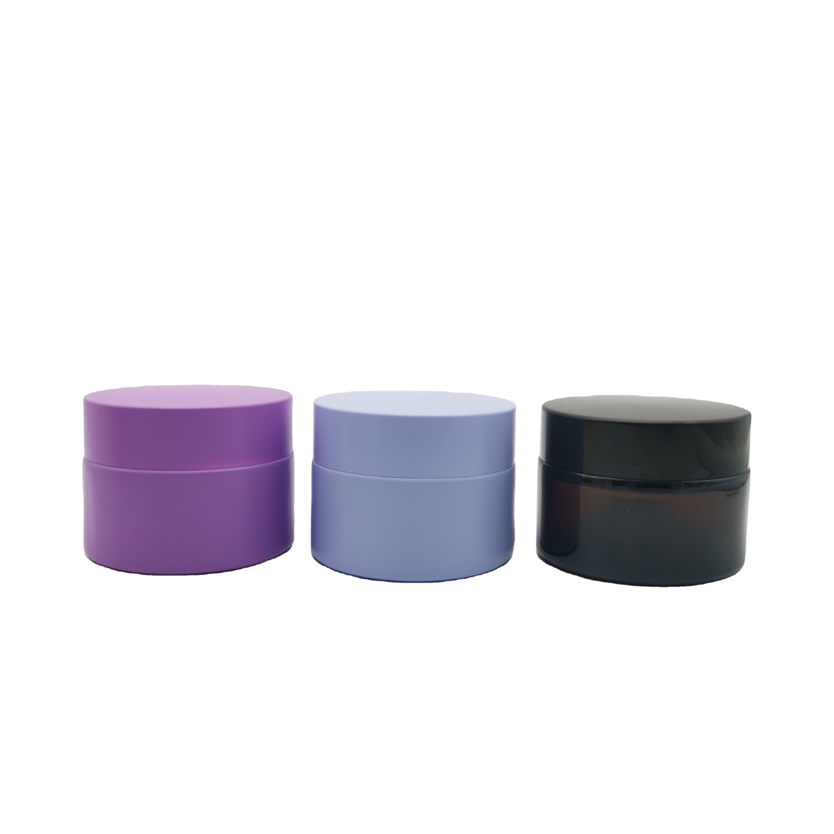 Wholesale luxury glass empty cream jars custom glass jars cosmetic 30ml