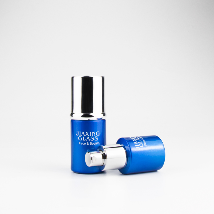 Wholesale luxury skincare body lotion cosmetic packaging glass empty container/serum/toner bottles cream jars with lid