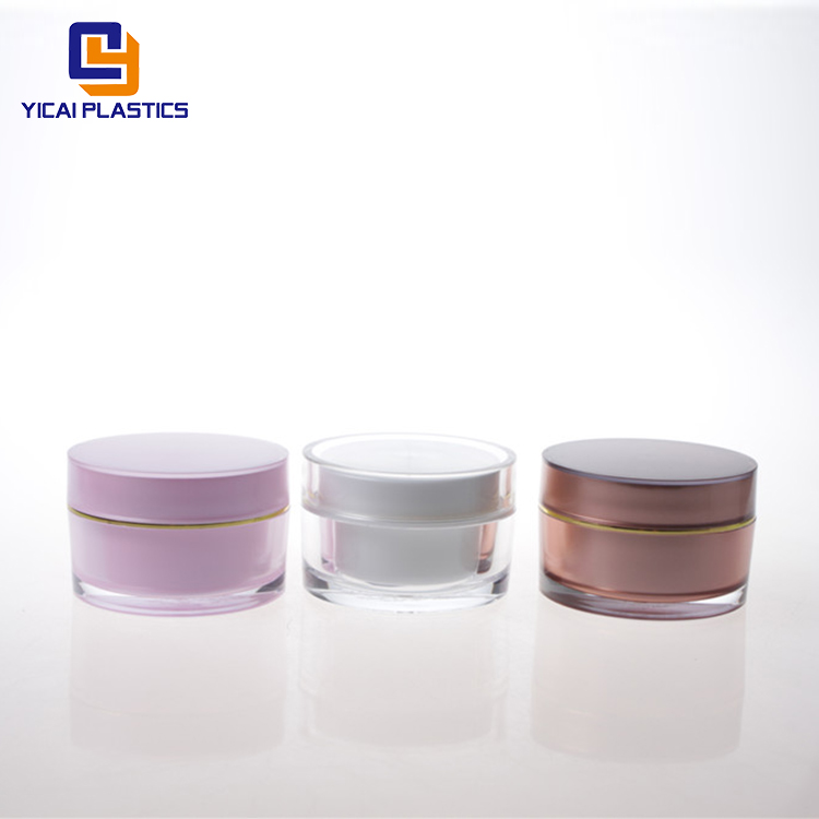 Wholesale luxury special design colorful Cosmetic Jar