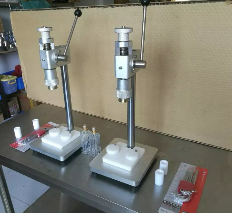 Wholesale manual perfume bottle sealing machine supports 13mm/15mm caliber lock crimp machine