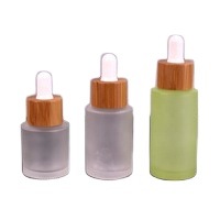 Wholesale manufacturer 30ml empty frosted dropper serum glass dropper bottle
