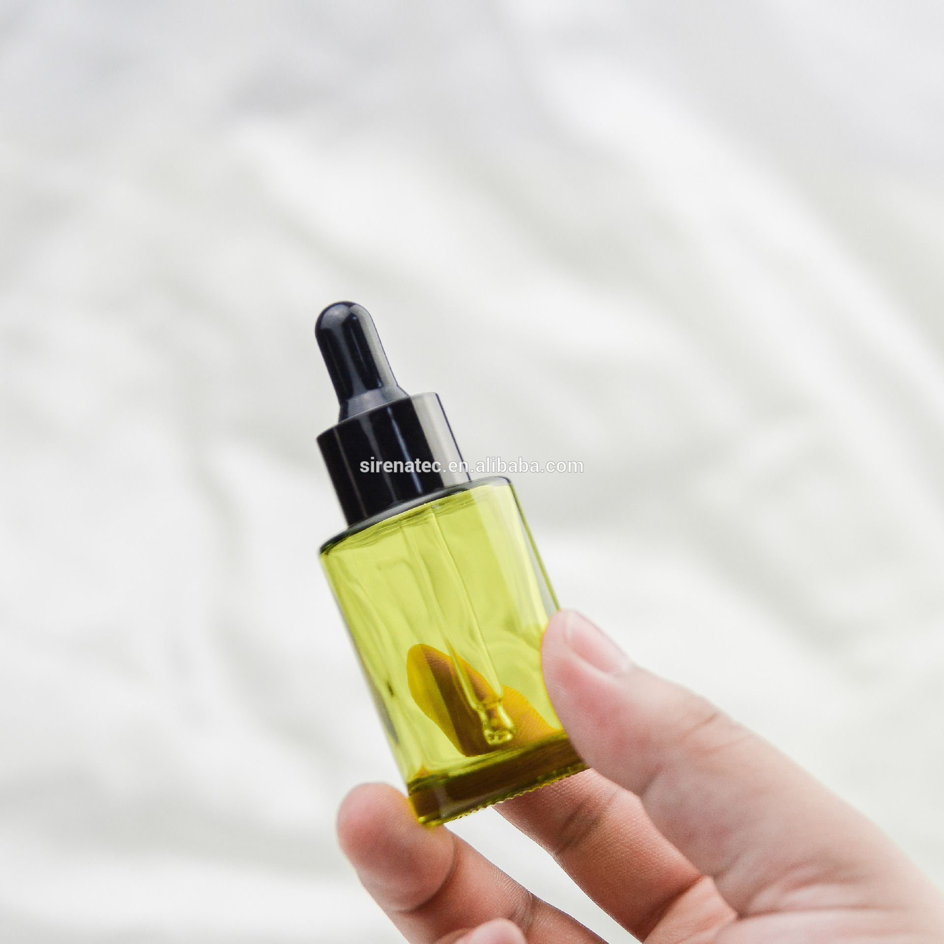 Wholesale manufacturer 30ml empty frosted dropper serum glass dropper bottle