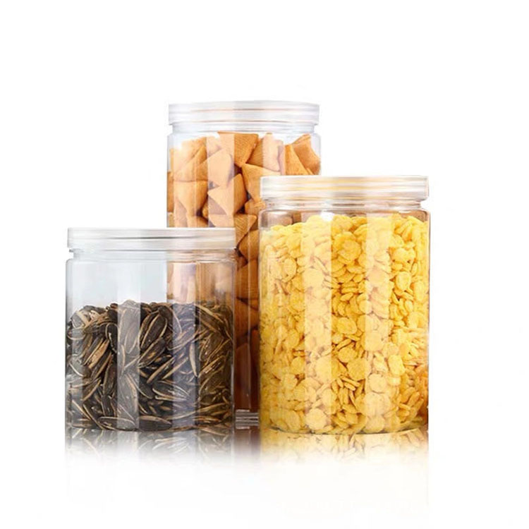 Wholesale mason jar lids plastic recycled food storage plastic jar bottle