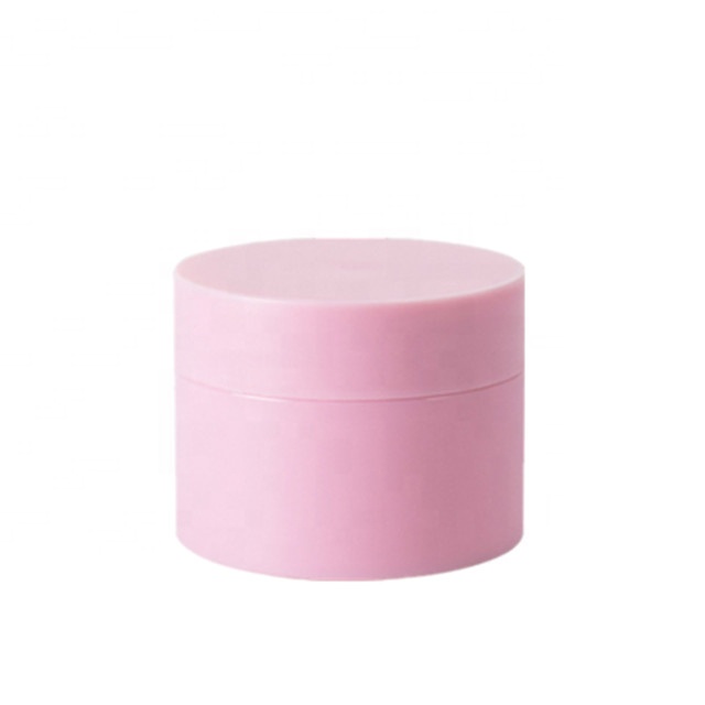 Wholesale matte colored 20ml 30ml 50ml cosmetics containers and packaging plastic cream jar