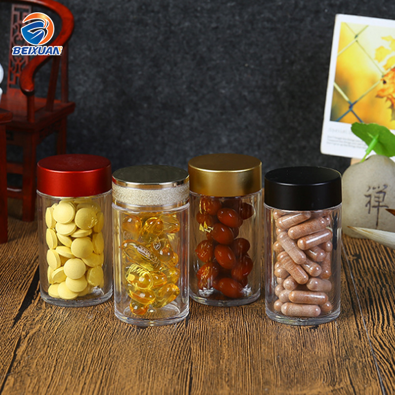 Wholesale medicine bottle capsule plastic bottle health care bottle