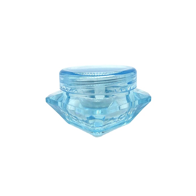 Wholesale mini 3g colorful plastic cream jar with round cap