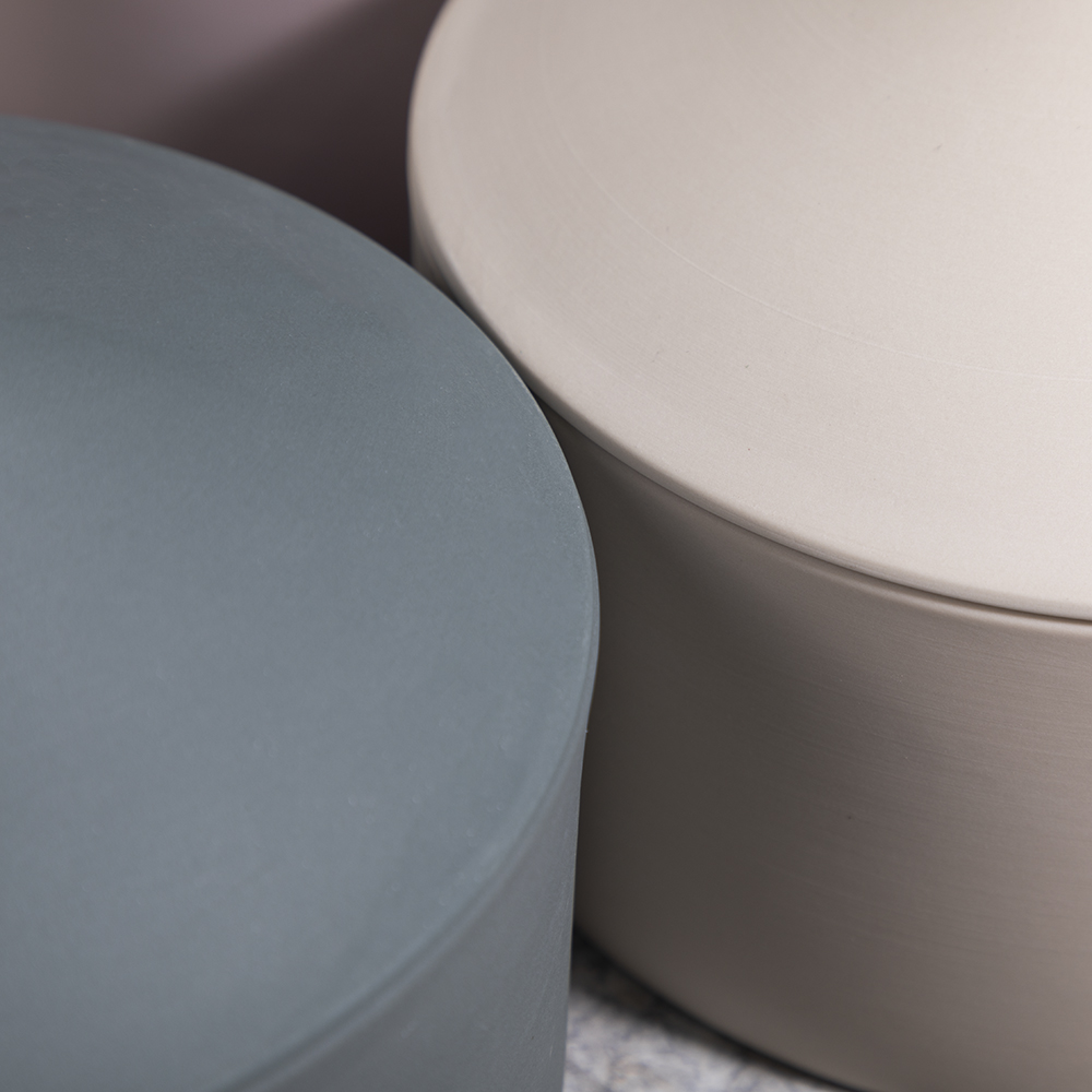 Wholesale modern porcelain jar ceramic jar with golden spot top decoractive color clay ceramic for home decor