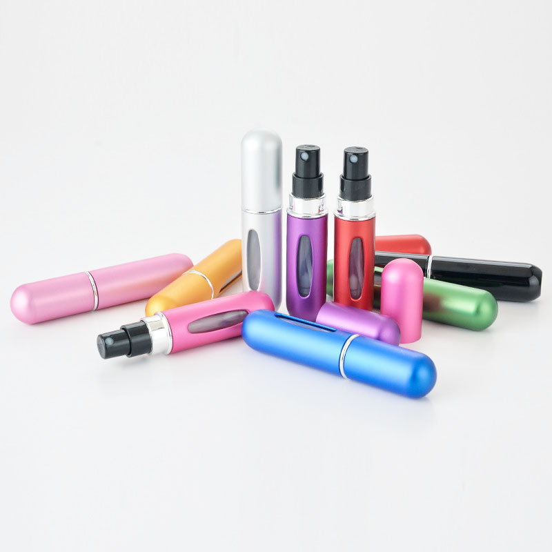 Wholesale multi color 5ml 8ml perfume mini atomizer bottle
