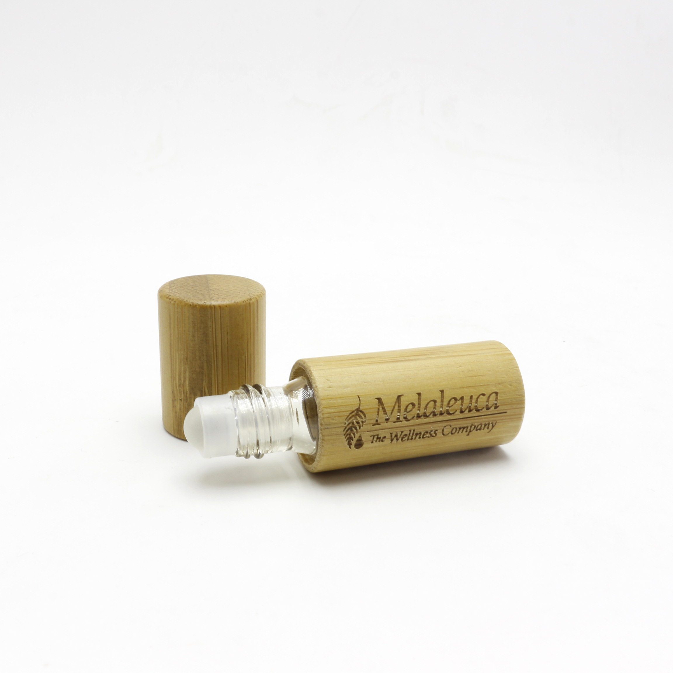 Wholesale new aromatherapy essential oil bamboo roller bottle 5ml 10ml 15ml Roller-076RL