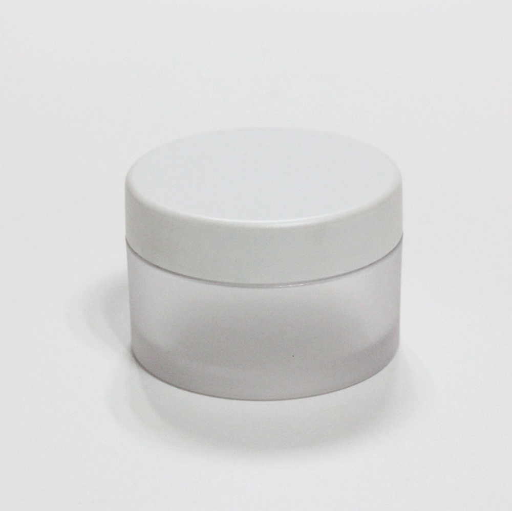 Wholesale new round smooth petg containers cosmetic skin jars