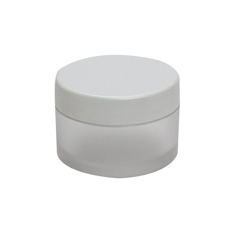 Wholesale new round smooth petg containers cosmetic skin jars