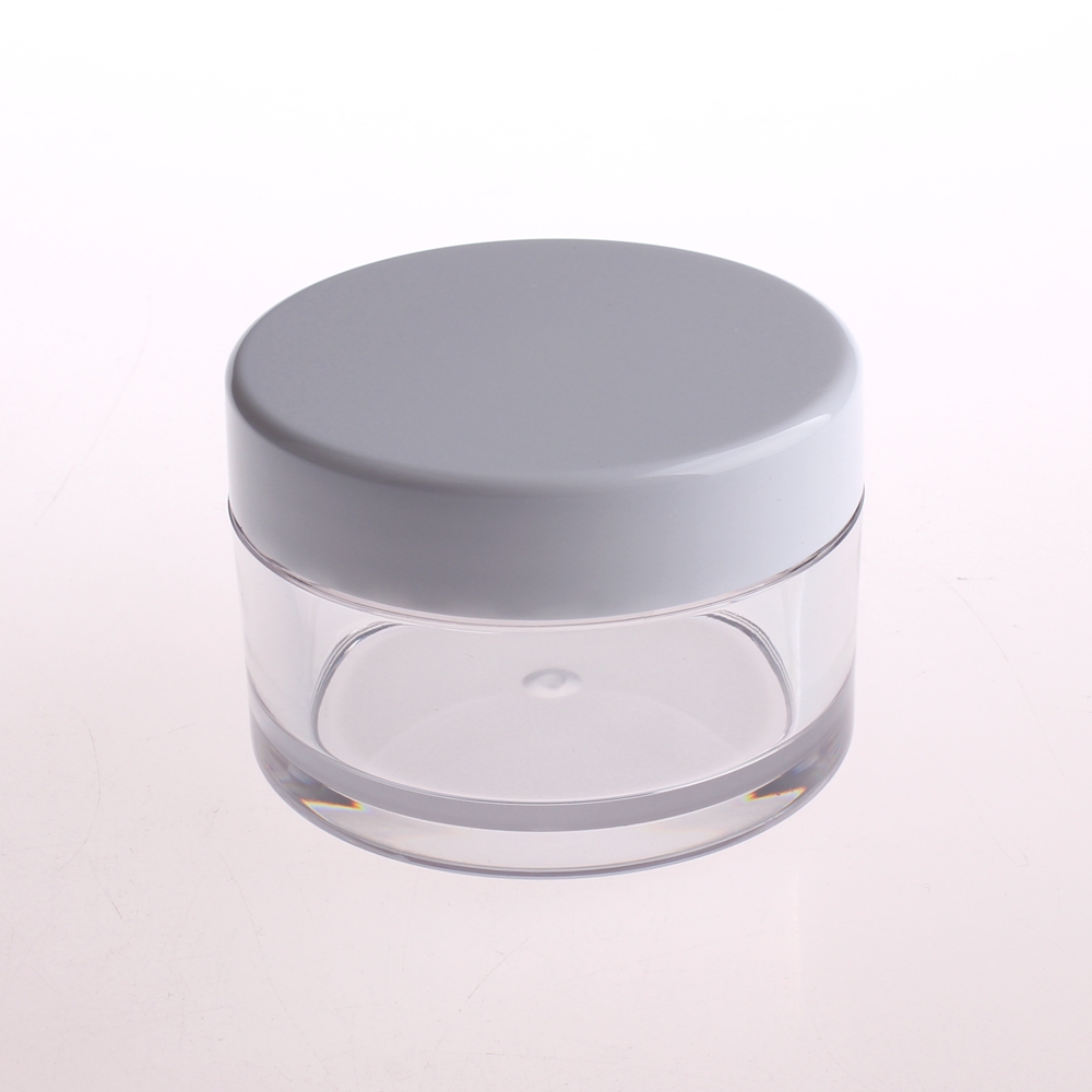 Wholesale new round smooth petg containers cosmetic skin jars