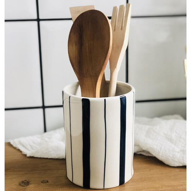 Wholesale nordic custom ceramic kitchen cooker storage bottles and jars for kitchen