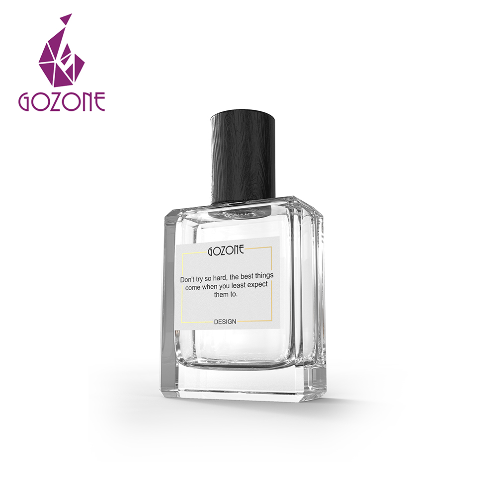 Wholesale oem luxury bottle glass for 50ml customized perfume bottles