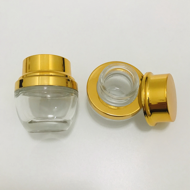 Wholesale packaging for cosmetics glass jar and glass bottles eco friendly cosmetic containers 30g 30ml 100ml with customizable