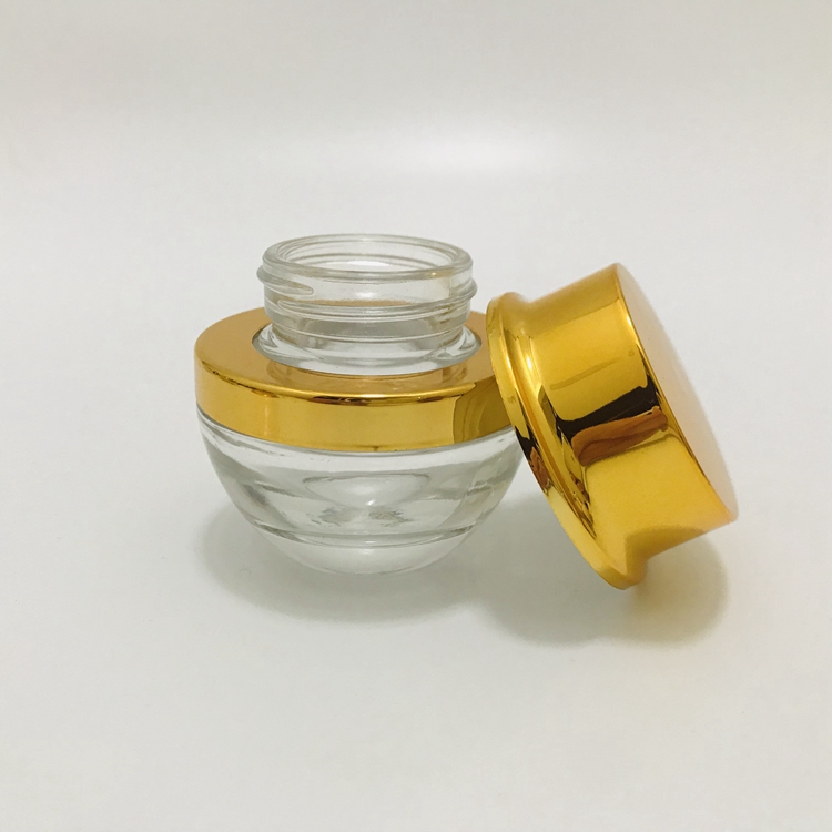 Wholesale packaging for cosmetics glass jar and glass bottles eco friendly cosmetic containers 30g 30ml 100ml with customizable