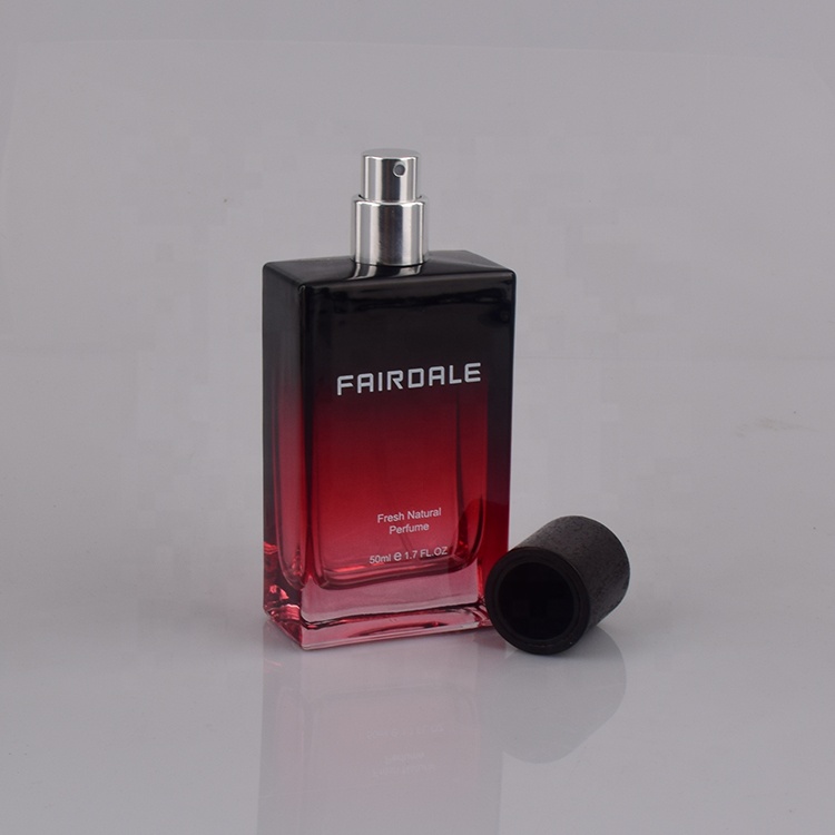 Wholesale perfume bottles Hotsale 50ml clear glass perfume bottle