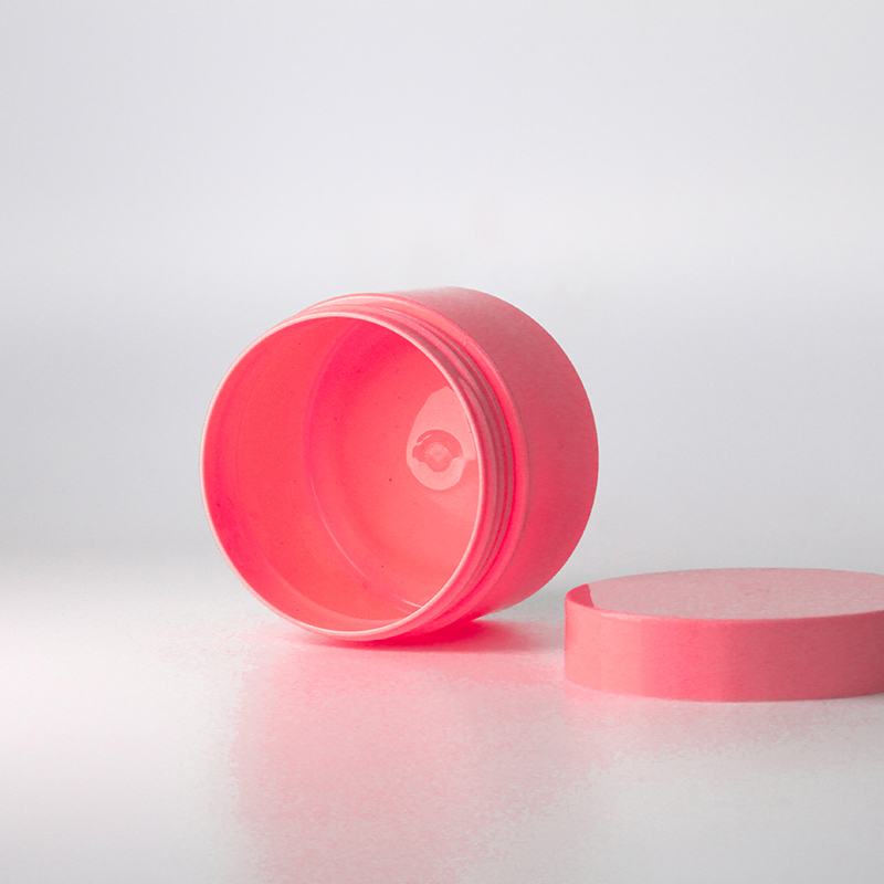 Wholesale pink round 4 oz petg cream jars small cream jars ice cream plastic round jar