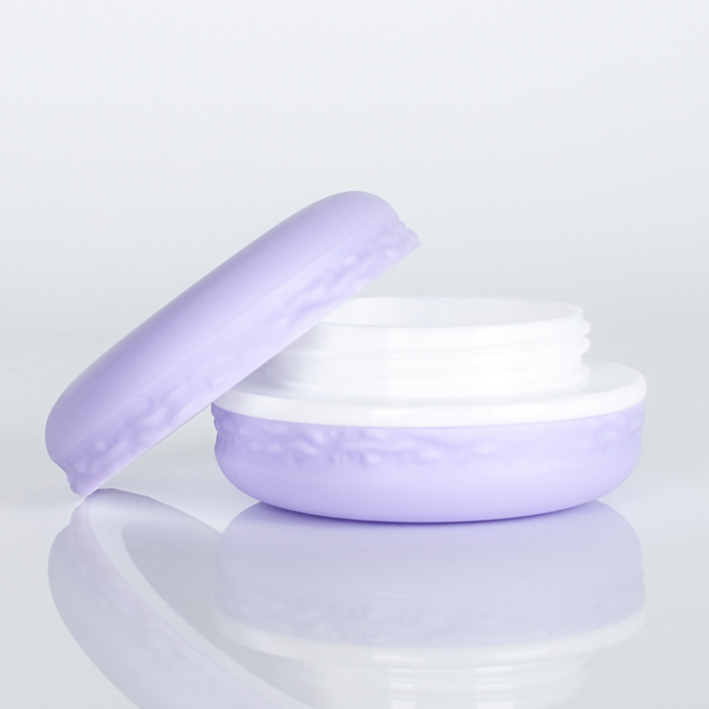 Wholesale plastic packaging 5g 10g portable cream jars mockup bulk eco friendly cosmetic container with lid