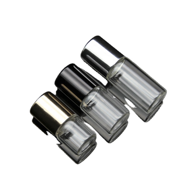 Wholesale portable glass bottle packaging 1ml 2ml 3ml 5ml empty roll on glass bottle and fragrances