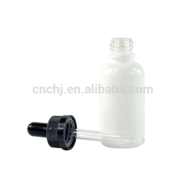 Wholesale price e liquid 10ml 20ml 30ml 50ml 60ml 100ml 120ml frosted matte white glass bottles dropper with temperproof cap
