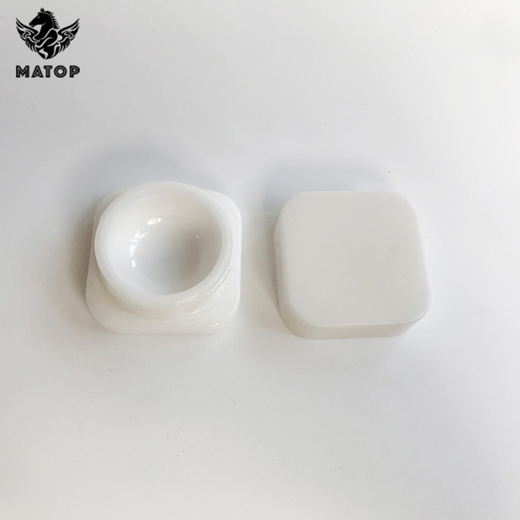 Wholesale production 7ml square jar for hemp concentrate