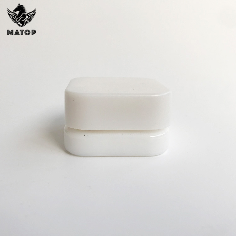 Wholesale production 7ml square jar for hemp concentrate