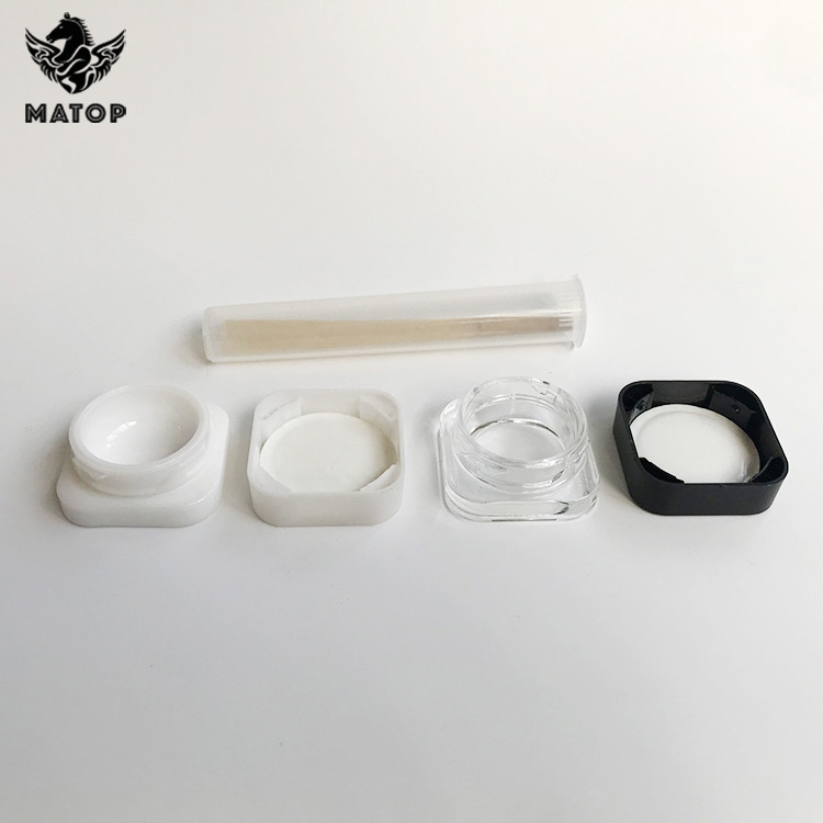 Wholesale production custom colors small glass jars
