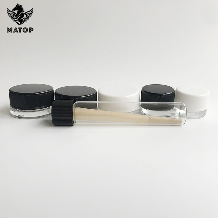 Wholesale production logo printing weed jar for cbd