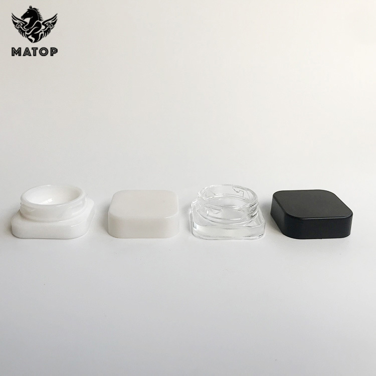 Wholesale production logo printing weed jar for cbd