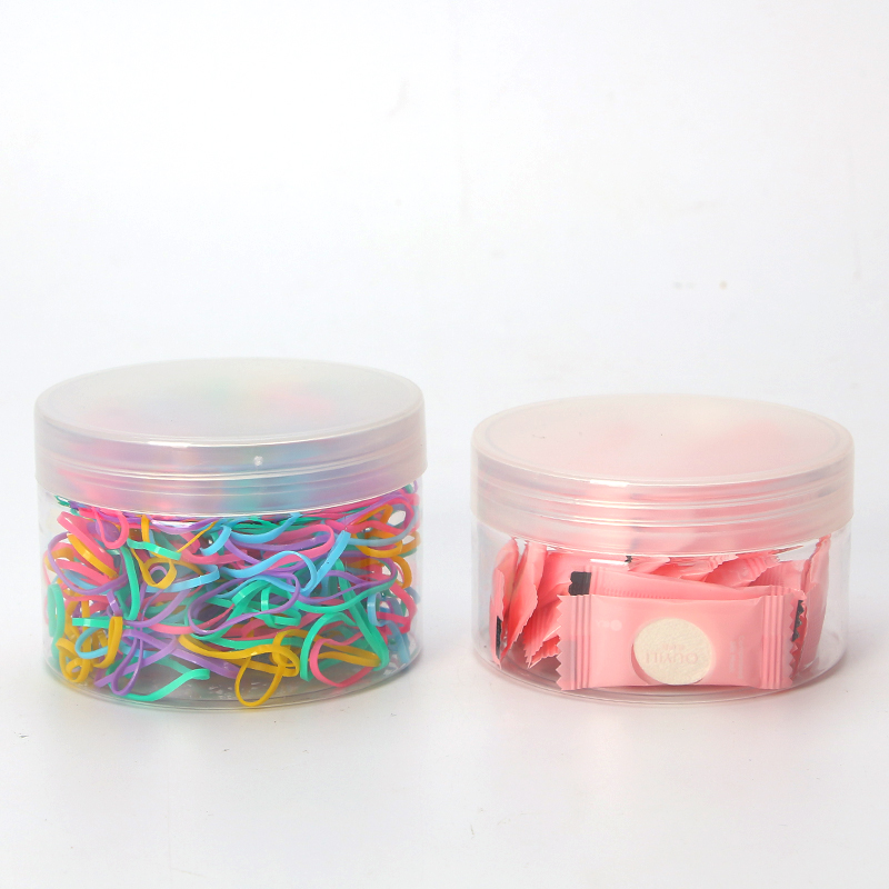 Wholesale proper price Cosmetic plastic bottle Pet container plastic jar, plastic container with lid